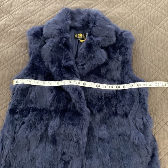 NWT Genuine Rabbit Fur Vest size Large - Picture 15 of 17